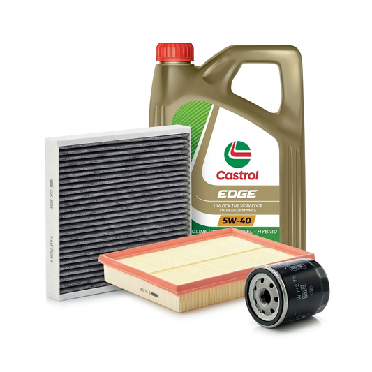 Kit revizie ulei Castrol EDGE 5W-40 + filtre Opel Astra H 2.0 Turbo 240 CP – MANN