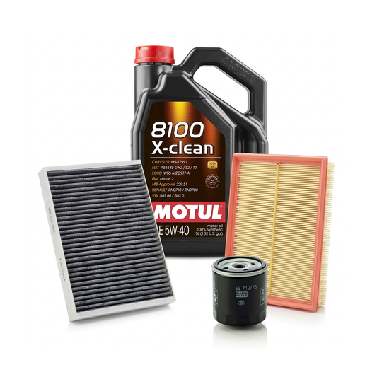 Kit revizie ulei Motul 8100 X-CLEAN 5W-40 + filtre Opel Astra H 2.0 Turbo 240 CP – MANN