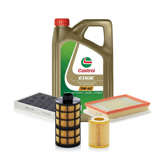 Kit revizie ulei Castrol EDGE 5W-40 + filtre Opel Astra H 1.9 CDTI 100 CP – MANN