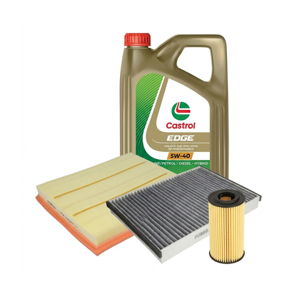 Kit revizie ulei Castrol EDGE 5W-40 + filtre Opel Astra H 1.8 140 CP – PURRO