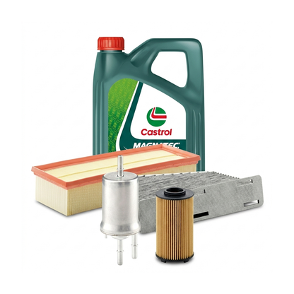 Kit revizie ulei Castrol MAGNATEC 5W-40 C3 + filtre Skoda Octavia 2 2.0 TFSI 200 CP , coduri motor BWA, CCZA – MANN