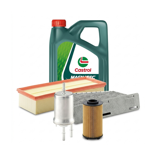 Kit revizie ulei Castrol MAGNATEC 5W-40 C3 + filtre Skoda Octavia 2 2.0 TFSI 200 CP , coduri motor BWA, CCZA – MANN