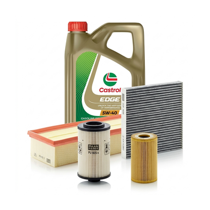 Kit revizie ulei Castrol EDGE 5W-40 + filtre VW Touran 1T1/1T2 2.0 TDI 170 CP – MANN
