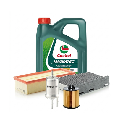 Kit revizie ulei Castrol MAGNATEC 5W-40 A3/B4 + filtre VW Jetta 3 1.4 TSI 140 CP – MANN