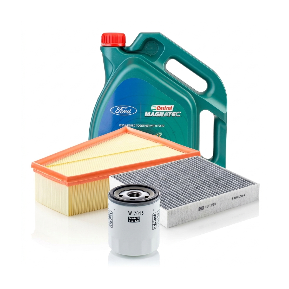 Kit revizie ulei Castrol Ford Magnatec A5 5W-30 – MANN