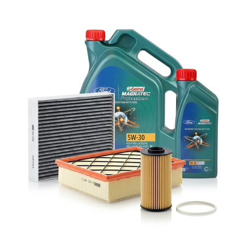 Kit revizie ulei Castrol Ford Magnatec A5 5W-30 + filtre Ford Mondeo 4 2.5 220 CP – MANN