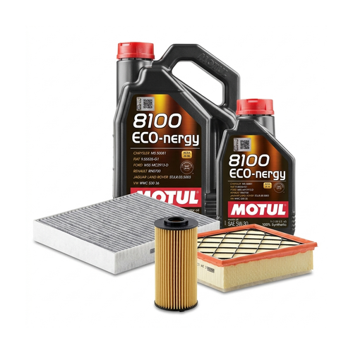 Kit revizie ulei Motul 8100 ECO-NERGY 5W-30 + filtre Ford Mondeo 4 2.5 220 CP – MANN