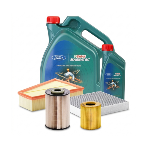 Kit revizie ulei Castrol Ford Magnatec A5 5W-30 + filtre Ford Mondeo 4 2.0 TDCi 140 CP – MANN