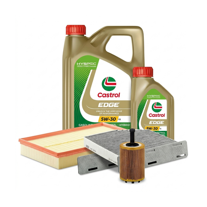 Kit revizie ulei Castrol EDGE 5W-30 LL + filtre VW Passat B6 3.6 R36 4motion 300 CP – MANN