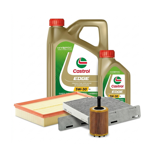 Kit revizie ulei Castrol EDGE 5W-30 LL + filtre VW Passat B6 3.6 R36 4motion 300 CP – MANN