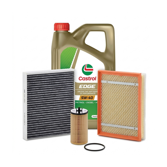 Kit revizie ulei Castrol EDGE 5W-40 + filtre Opel Astra H 1.6 Turbo 180 CP – MANN