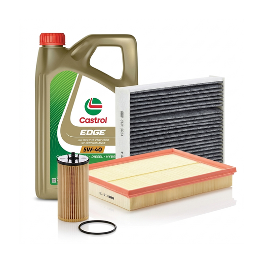 Kit revizie ulei Castrol EDGE 5W-40 + filtre Opel Astra H 1.6 116 CP – MANN