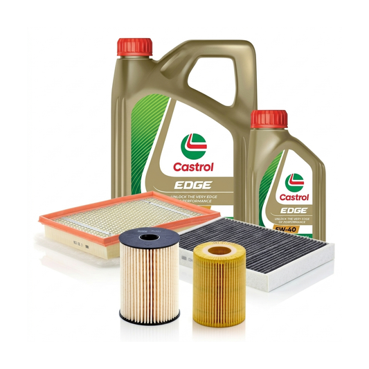 Kit revizie ulei Castrol EDGE 5W-40 + filtre Opel Astra H 1.7 CDTI – MANN