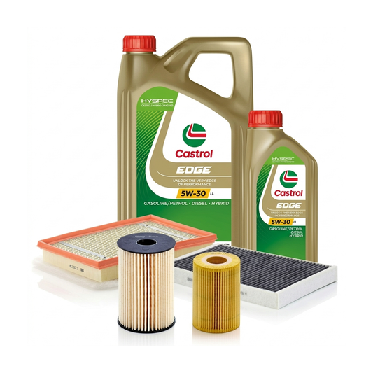 Kit revizie ulei Castrol EDGE 5W-30 LL + filtre Opel Astra H 1.7 CDTI 110 CP – MANN