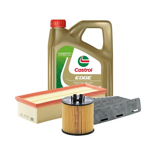 Kit revizie ulei Castrol EDGE 5W-30 LL + filtre VW Tiguan 5N 1.4 TSI 4motion 150 CP – MANN