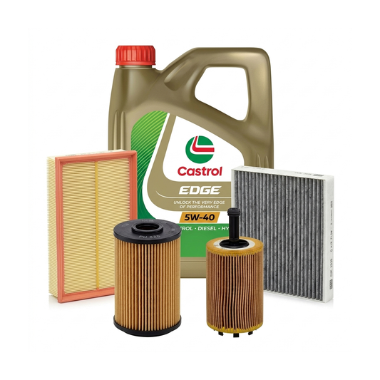 Kit revizie ulei Castrol EDGE 5W-40 + filtre VW Passat B6 2.0 TDI 163 CP – MANN