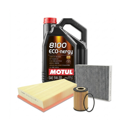 Kit revizie ulei Motul 8100 ECO-NERGY 5W-30 + filtre Ford Mondeo 4 2.3 160 CP – Bosch