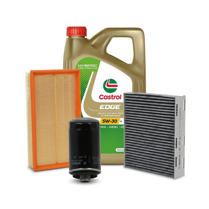 Kit revizie ulei Castrol EDGE 5W-30 LL + filtre VW Passat B7 1.8 TSI 160 CP – Bosch