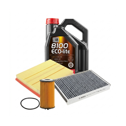 Kit revizie ulei Motul 8100 ECO-LITE 5W-30 + filtre Opel Astra H 1.2 80 CP – Bosch