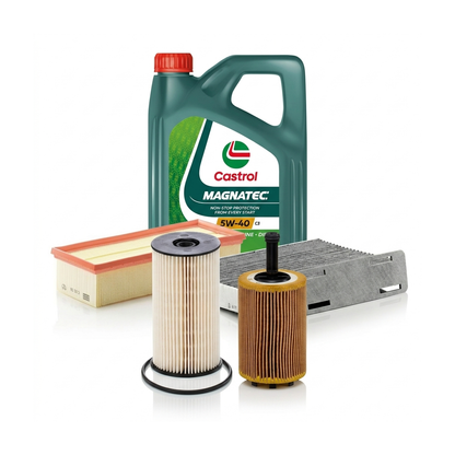 Kit revizie ulei Castrol MAGNATEC 5W-40 + filtre Skoda Octavia 2 2.0 TDI 136 CP – MANN