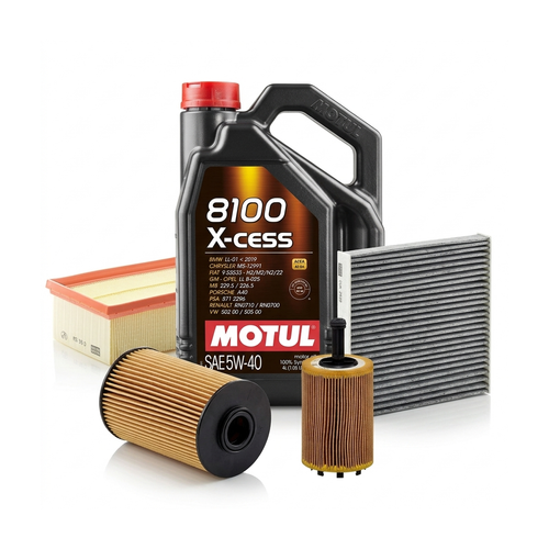 Kit revizie ulei Motul 8100 X-CESS 5W-40 + filtre Skoda Octavia 2 2.0 TDI 136 CP – MANN