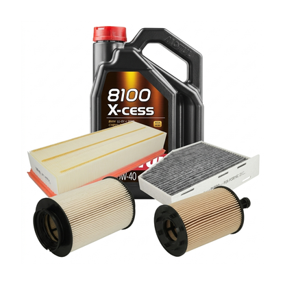 Kit revizie ulei Motul 8100 X-CESS 5W-40 + filtre Skoda Octavia 2 2.0 TDI 136 CP – PURRO