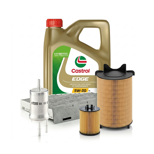 Kit revizie ulei Castrol EDGE 5W-30 LL + filtre Skoda Superb 2 1.4 TSI 125 CP – MANN
