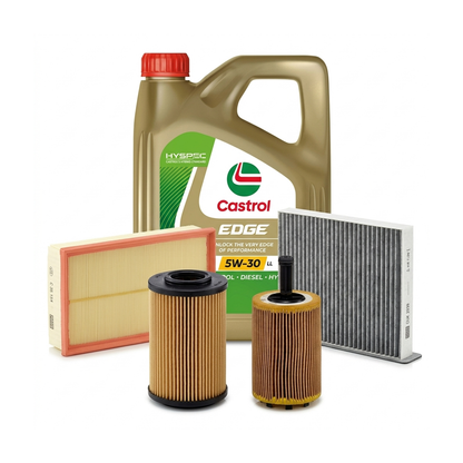 Kit revizie ulei Castrol EDGE 5W-30 LL + filtre Skoda Superb 2 1.9 TDI 105 CP – MANN