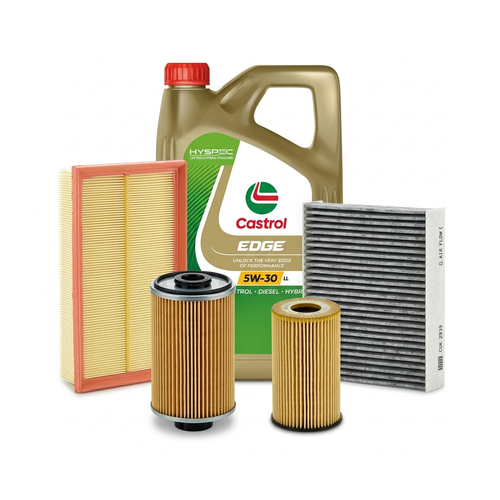 Kit revizie ulei Castrol EDGE 5W-30 LL + filtre VW Passat B6 1.6 TDI 105 CP – MANN