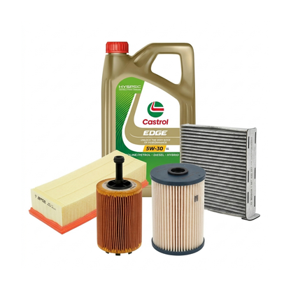 Kit revizie ulei Castrol EDGE 5W-30 LL + filtre VW Golf 6 2.0 TDI 4motion 140 CP – Bosch