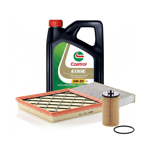 Kit revizie ulei Castrol EDGE 5W-30 C3 + filtre Opel Astra J 1.4 100 CP – MANN
