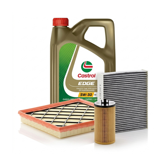 Kit revizie ulei Castrol EDGE 5W-30 C3 + filtre Opel Astra J 1.6 115 CP – MANN