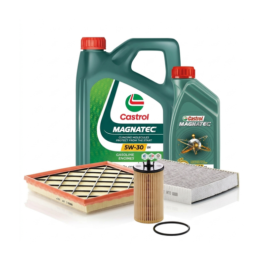 Kit revizie ulei Castrol MAGNATEC 5W-30 DX + filtre Opel Astra J 1.6 Turbo 180 CP – MANN