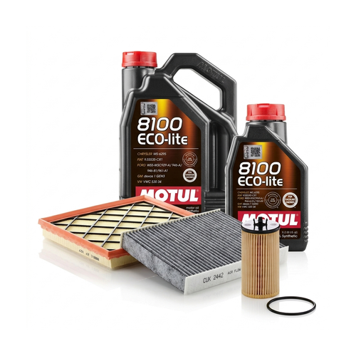 Kit revizie ulei Motul 8100 ECO-LITE 5W-30 + filtre Opel Astra J 1.6 Turbo 180 CP – MANN