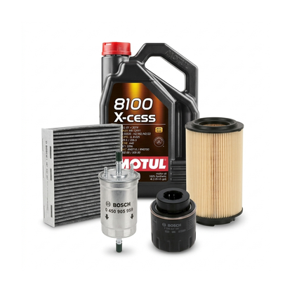 Kit revizie ulei Motul 8100 X-CESS 5W-40 + filtre Skoda Octavia 2 1.2 TSI 105 CP – Bosch