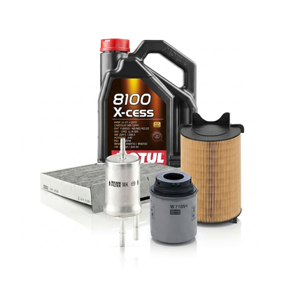 Kit revizie ulei Motul 8100 X-CESS 5W-40 + filtre Skoda Octavia 2 1.2 TSI 105 CP – MANN