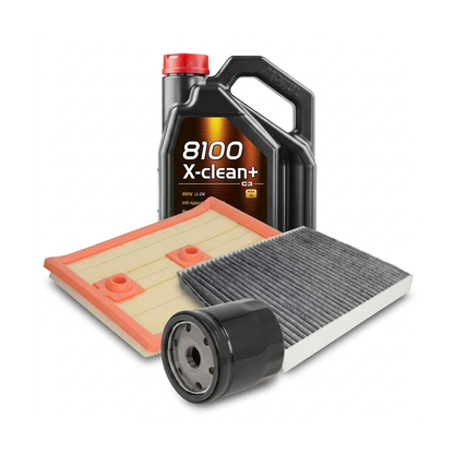 Kit revizie ulei Motul 8100 X-CLEAN+ 5W-30 + filtre VW Golf 7 1.4 TGI CNG 110 CP – PURRO