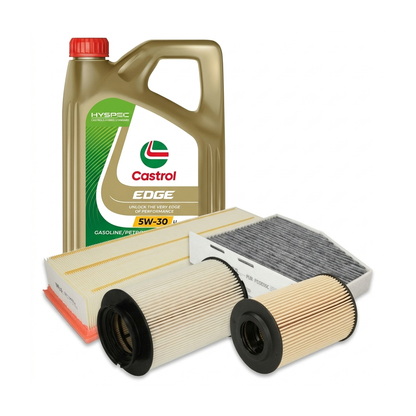 Kit revizie ulei Castrol EDGE 5W-30 LL + filtre VW Touran 1T3 2.0 TDI 140 CP – PURRO