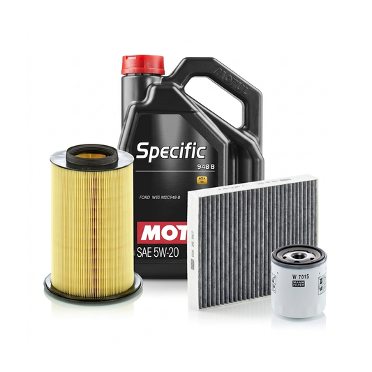 Kit revizie ulei Motul SPECIFIC 948B 5W-20 + filtre Ford Focus 3 2.0 162 CP – MANN
