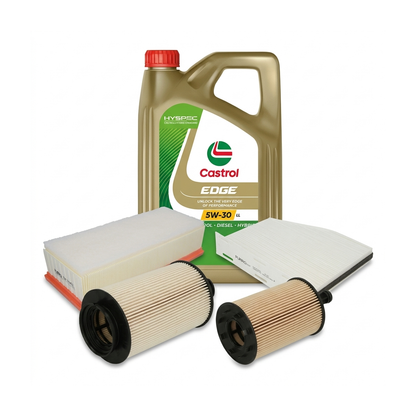 Kit revizie ulei Castrol EDGE 5W-30 LL + filtre VW Jetta 3 1.9 TDI 101 CP – PURRO