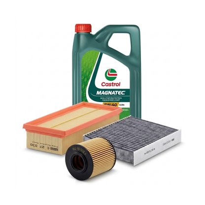 Kit revizie ulei Castrol MAGNATEC 5W-40 + filtre Dacia Sandero 2 TCe 90 CP , motor H4B – MANN