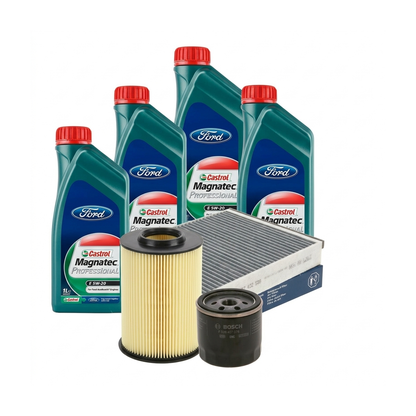 Kit revizie ulei Castrol Magnatec Professional Ford 5W-20 + filtre Ford Kuga 2 1.6 EcoBoost 4x4 182 CP – Bosch