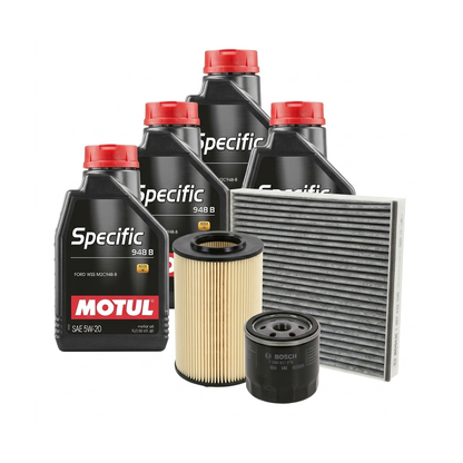 Kit revizie ulei Motul SPECIFIC 948B 5W-20 + filtre Ford Kuga 2 1.6 EcoBoost 4x4 182 CP – Bosch