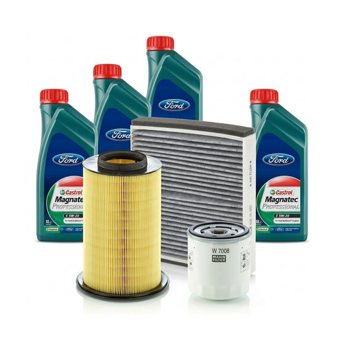 Kit revizie ulei Castrol Magnatec Professional Ford 5W-20 + filtre Ford Kuga 2 1.6 EcoBoost 4x4 182 CP – MANN