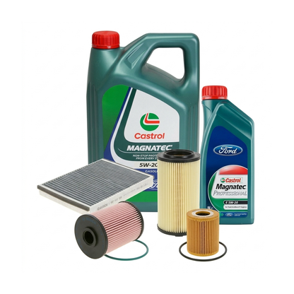 Kit revizie ulei Castrol Magnatec Professional Ford 5W-20 + filtre Ford Kuga 2 2.0 TDCi 140 CP – Bosch