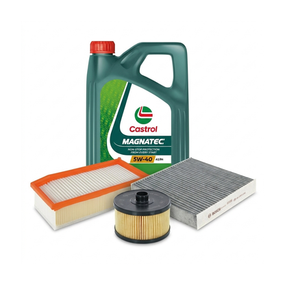 Kit revizie ulei Castrol MAGNATEC 5W-40 + filtre Dacia Logan 2 TCe 90 CP , motor H4B – Bosch