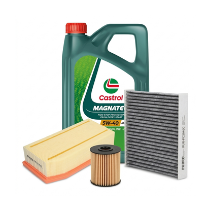 Kit revizie ulei Castrol MAGNATEC 5W-40 + filtre Dacia Logan 2 TCe 90 CP , motor H4B – PURRO