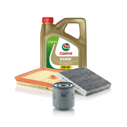 Kit revizie ulei Castrol EDGE 5W-30 LL + filtre Skoda Octavia 3 1.2 TSI 86 CP – MANN