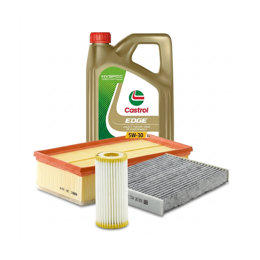 Kit revizie ulei Castrol EDGE 5W-30 LL + filtre Skoda Octavia 3 1.8 TSI 180 CP – MANN