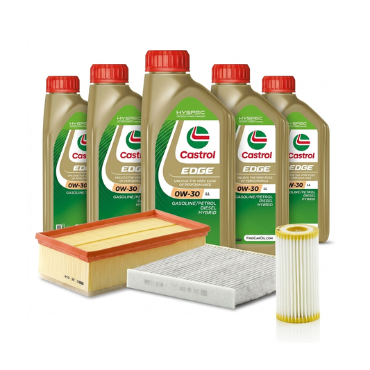 Kit revizie ulei Castrol EDGE 0W-30 LL + filtre Skoda Octavia 3 1.8 TSI 180 CP – MANN